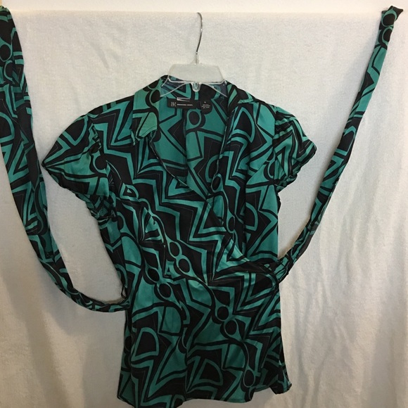 Inc international Concepts wrap around blouse 👚
