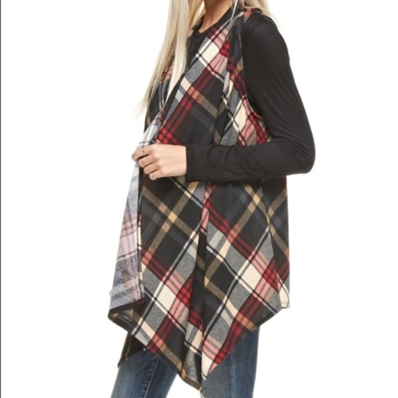 LAST❗️ Plaid Knit Vest - Picture 2 of 4