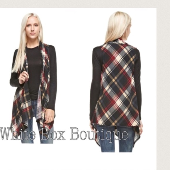 LAST❗️ Plaid Knit Vest - Picture 4 of 4