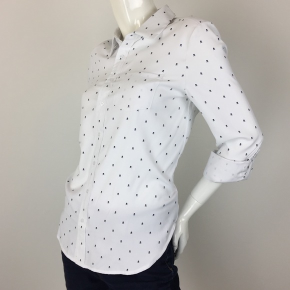 Skull print button down shirt - Picture 3 of 8