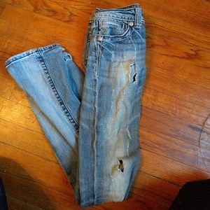 Distressed miss me jeans