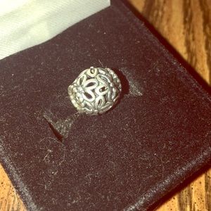 Pandora Charm Openwork Flowers Sterling Silver