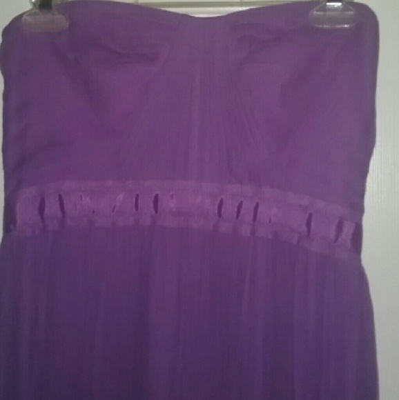Purple formal dress