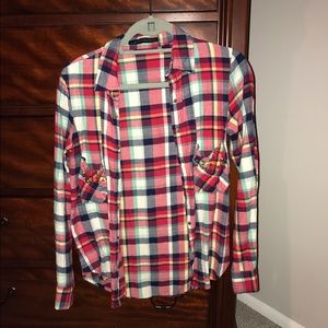 Multicolored flannel