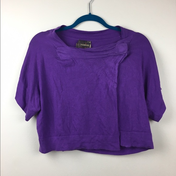 ✨ Silk & Cashmere Nordstrom Purple  Sweater✨ - Picture 4 of 4