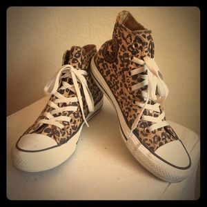 RARE Leopard Converse Chuck Taylor All Star Tops