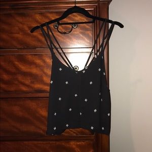 Black crop top