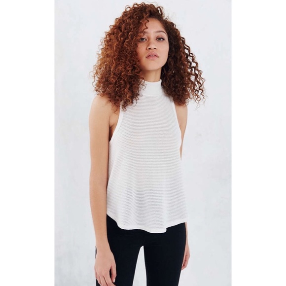 NWT Urban Outfitters Sweater Knit Mesh Tank - Picture 4 of 4