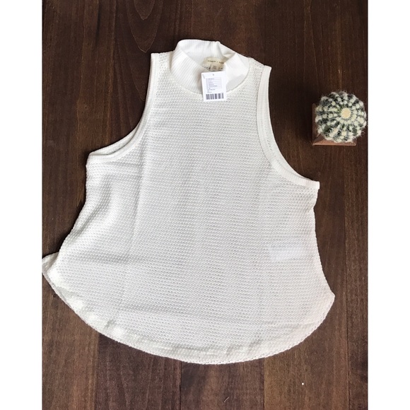 NWT Urban Outfitters Sweater Knit Mesh Tank - Picture 2 of 4