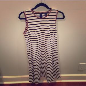 Ralph Lauren navy stripped dress