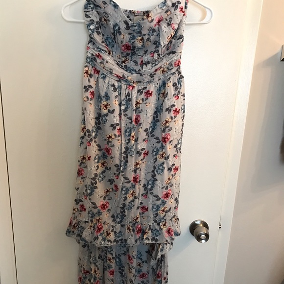 Irene's Story high-low floral tube dress sz S