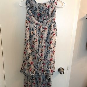 Irene's Story high-low floral tube dress sz S