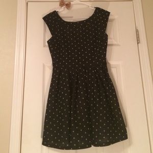 A black and gold forever 21 dress!