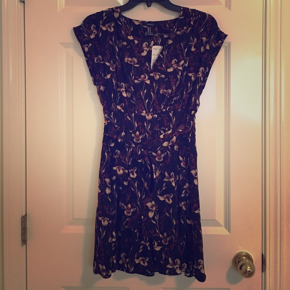 Black Floral Dress (NWT)