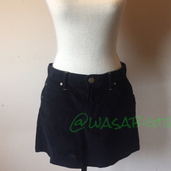 GAP Dresses & Skirts - Black Corduroy Skirt • GAP