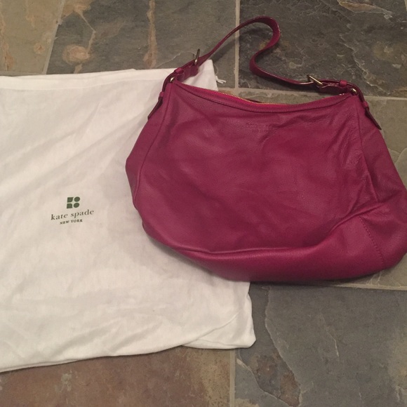 Kate Spade fuchsia hobo