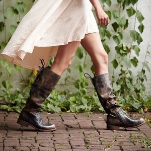 Black Lux Manchester Tall Boots