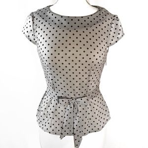 H&M flat collar tailored blouse