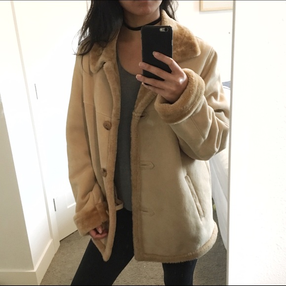 Acne Studios Jackets & Blazers - Authentic Blue Duck Shearling Coat