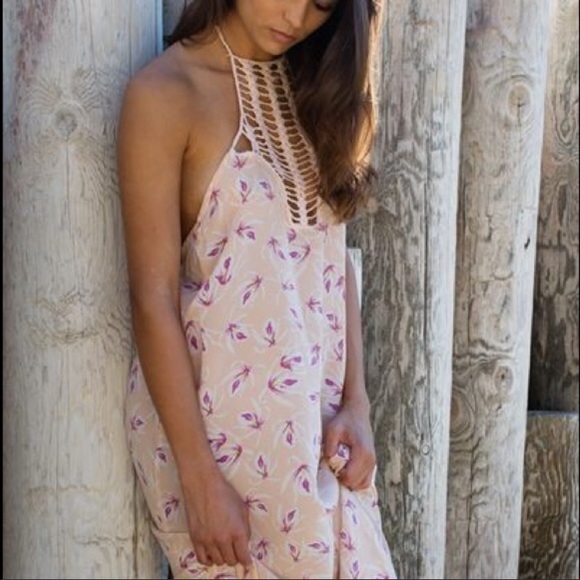 Size P gorgeous silk dress in island orchid !
