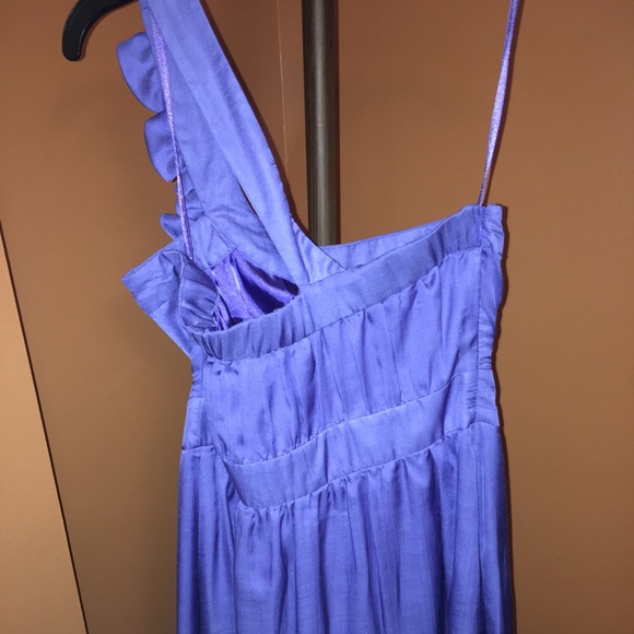 One Shoulder Ruffle Cocktail Dress - Picture 4 of 4