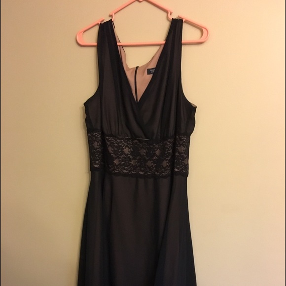 Black sheer dress