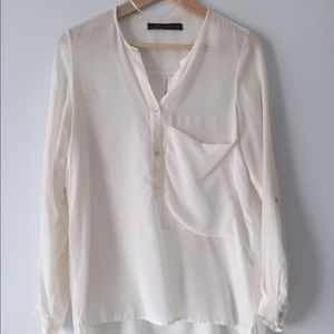 Zara silk blouse as new