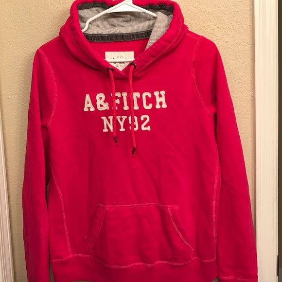 Abercrombie & Fitch pink hoodie