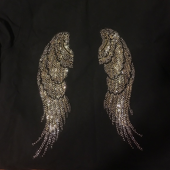 BCBG hoodie with rhinestones