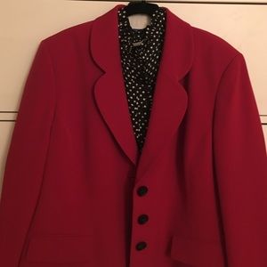 Classic Red Blazer.