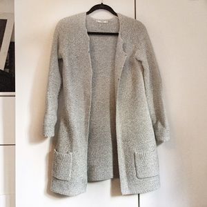 Grey Knit Cardigan