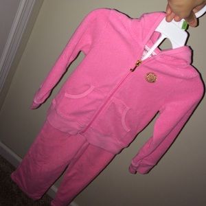 Juicy Couture pink toddler sweatsuit size 2T