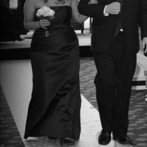 Alfred Angelo Black Floor Length Gown