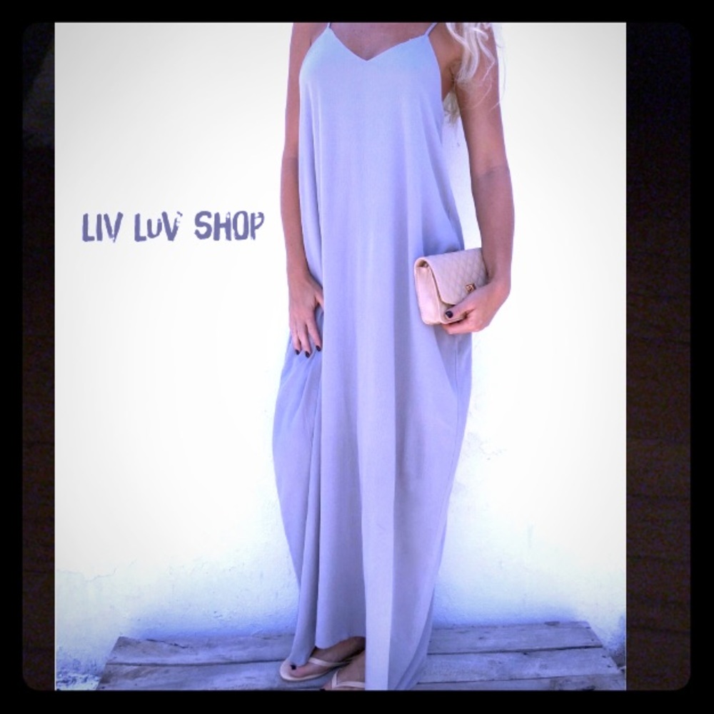✨REDUCED✨NWT ✨✨✨Liv luv shop Grey maxi dress