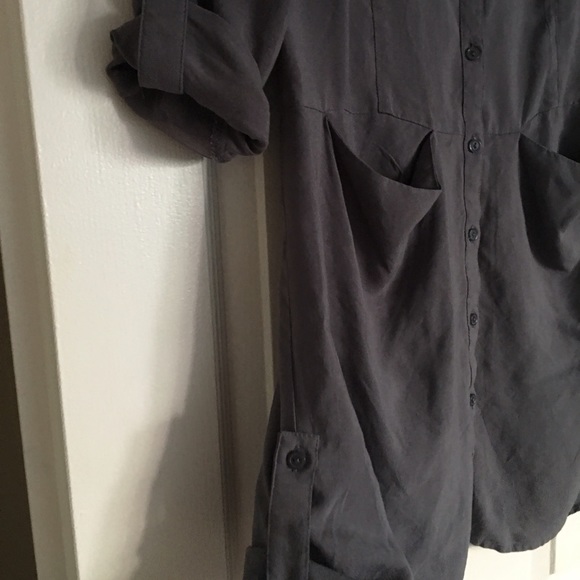 Grey button tunic - Picture 2 of 3