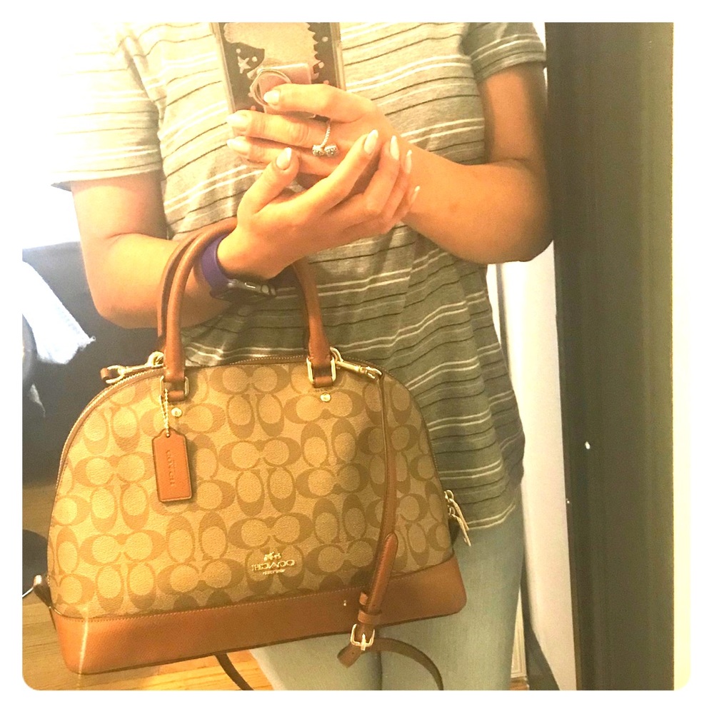Coach PVC Dome Satchel.