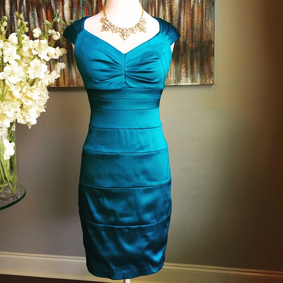 sangria green dress Vintage Y2K Sangria 16 Green Party Dress Ruched Diamond Bodice Draped Fairycore