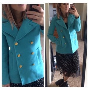 Super Cute 💙 J.CREW PEA COAT✨UPDATED