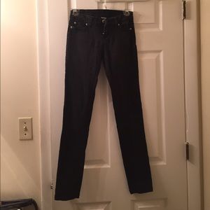 🚫SOLD🚫 Blue Asphalt Faded Black Skinny Jeans