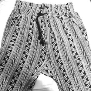 Black & white forever 22 harem pants.