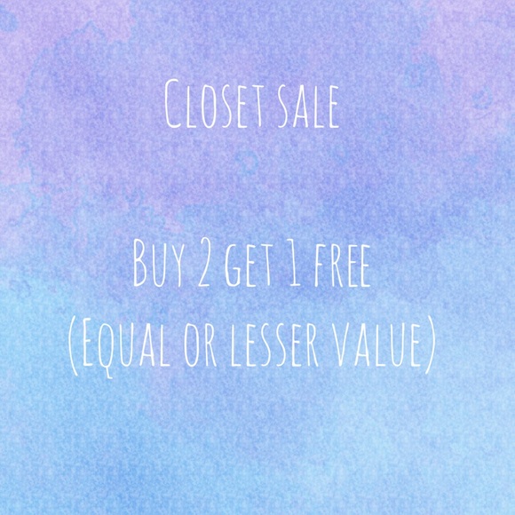 Closet Sale clean out