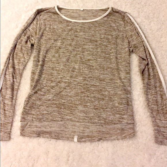 Soft Longsleeve Sz S w/White Accent Stripes New