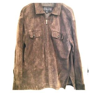 Guess Men's genuine suede jacket