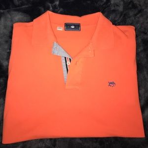 Orange Southern Tide Polo