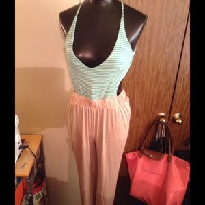 Plunging cut out Jumpsuit