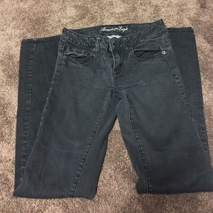 American Eagle black skinny jeans