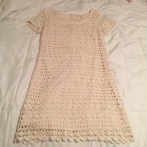 Beautiful lace cream dress!