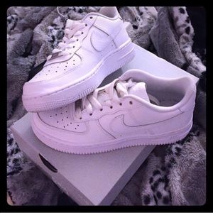 White Air Force 1's