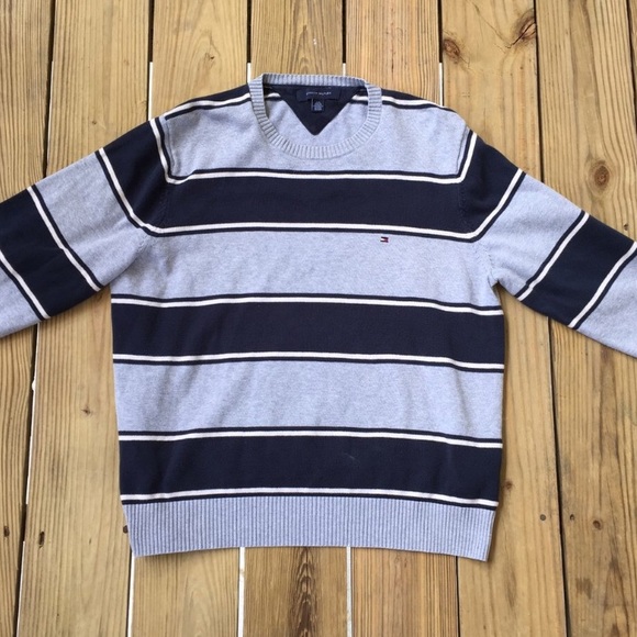 Tommy Hilfiger Striped Crewneck Sweater