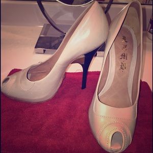Gorgeous Nude L.A.M.B Heels